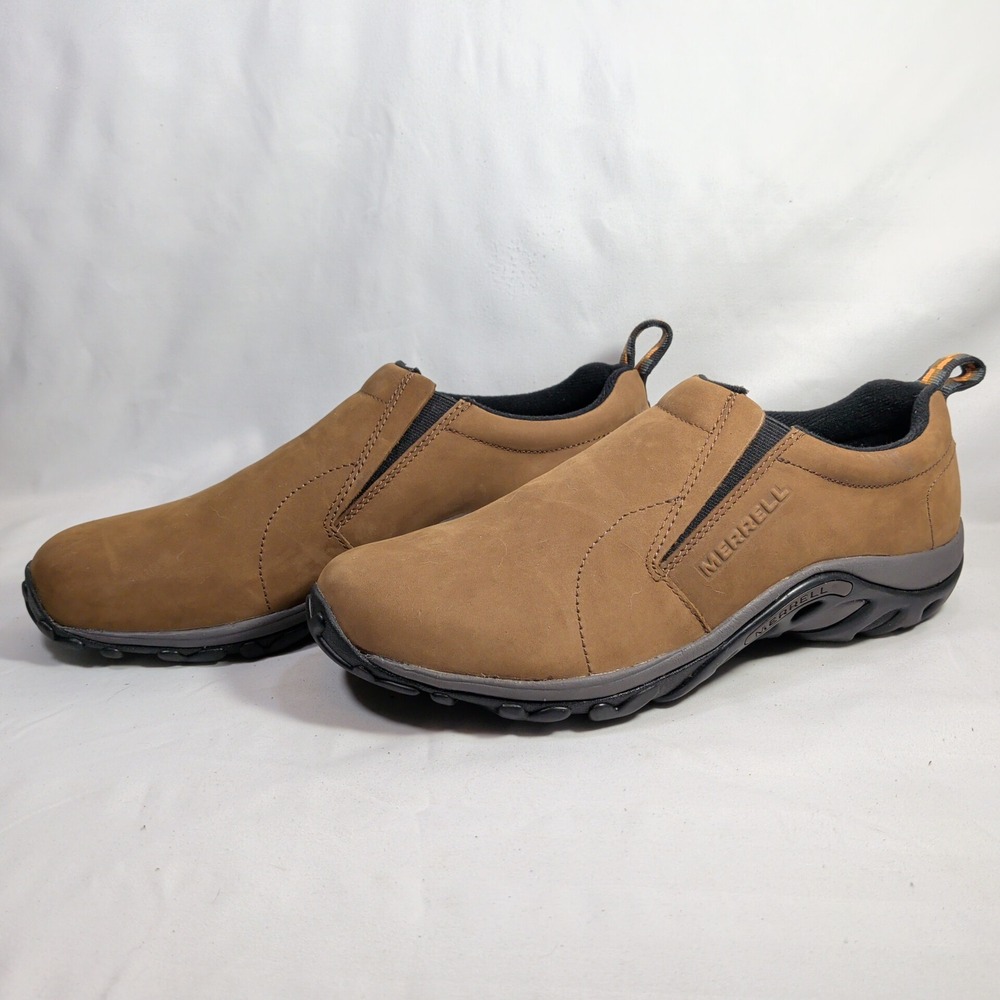 Merrell Brown Jungle Moc; Slip On Leather Hiking Shoes J60831Z